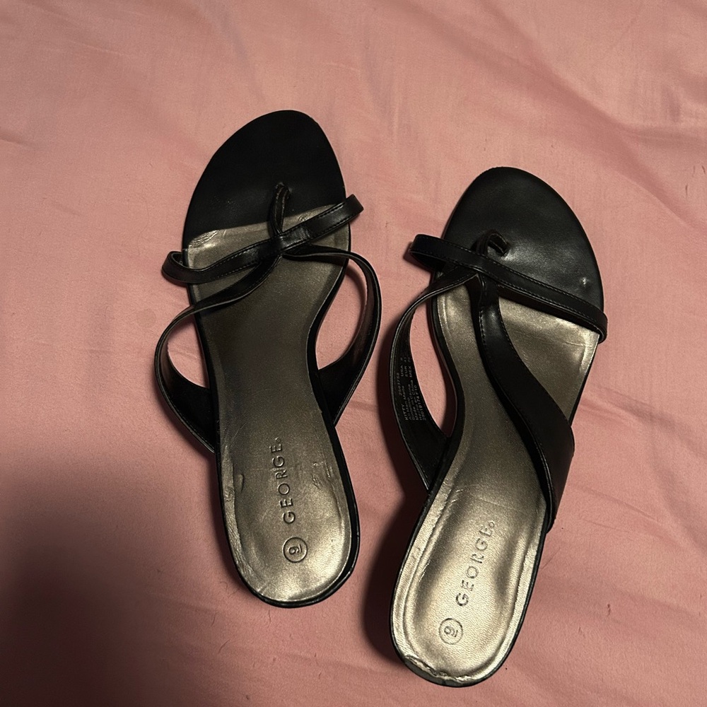 Well worn women’s shoes